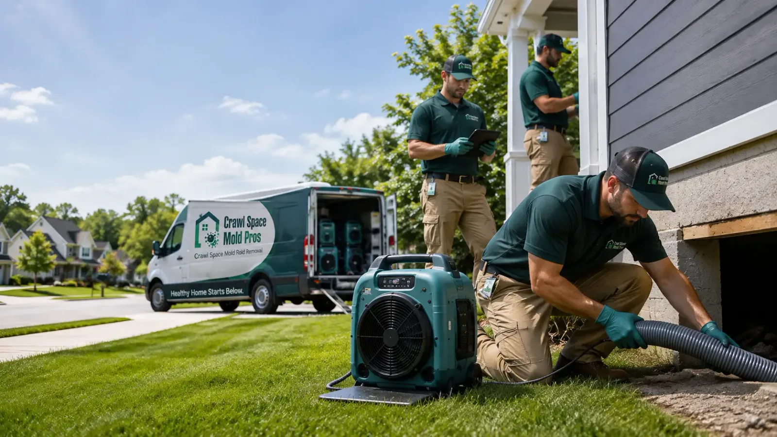 Crawl Space Mold Removal in East Jordan, MI